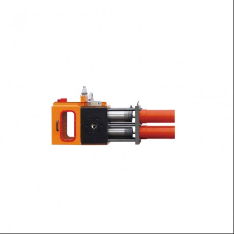 Dubbele kolom met dubbele werkpositie Hydraulische schermwisselaarserie