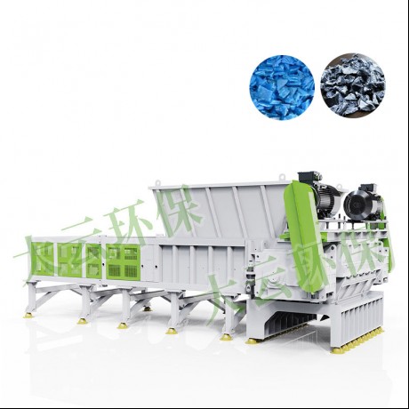 Jwell zware recycling-shredder met enkele as