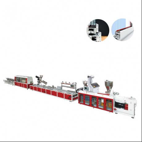 JWELL PVC ramen Hoge snelheid profiel extrusielijn